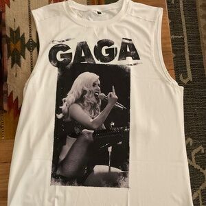 Lady Gaga muscle tee